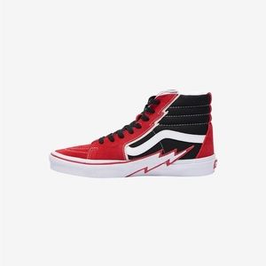 Vans Sk8 Hi red black mens size hi new with box